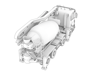 kargo gemisi bir ceset üzerinde, 3 boyutlu resimleme.