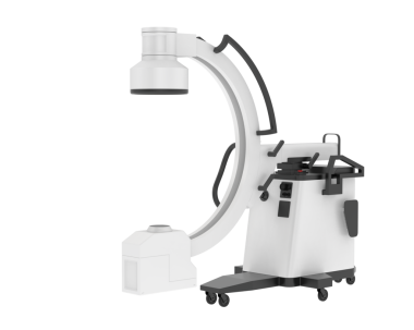 Beyaz bir arka grupta izole edilmiş beyaz bir bilgisayar mikroskobunun 3 boyutlu görüntülenmesi