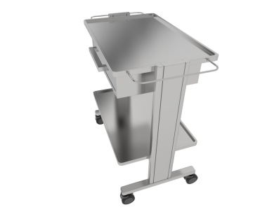 Siyah zemin üzerinde beyaz bir yatağın 3 boyutlu canlandırması