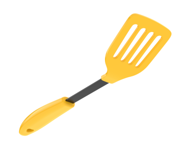 Mutfak, çatal, kaşık ve spatula için vektör logosu