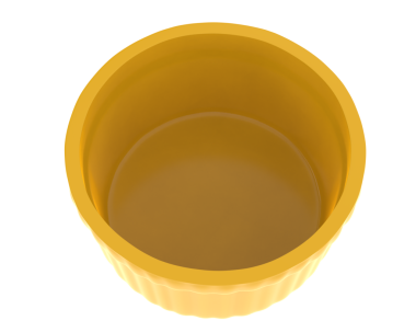 Beyaz bir arka plan üzerinde izole boş bardak kupa