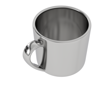 İçecekler için alüminyum bardak.