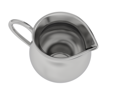 Beyaz arkaplan üzerinde izole fincan 3 d illüstrasyon