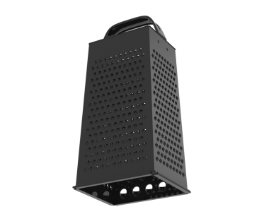 Siyah taşınabilir bilgisayar sabit diski beyaz arkaplanda izole edildi