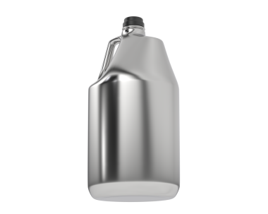 Beyaz arkaplanda su için boş şişe