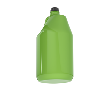 Beyaz arka planda su şişesi. 3 boyutlu resimleme