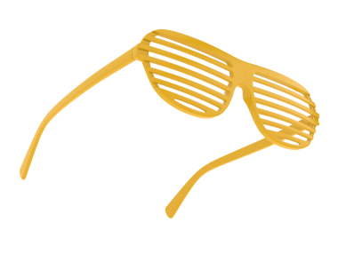 Güneş gözlüğü ikonu. Web için plaj vektör simgelerinin karikatür çizimi