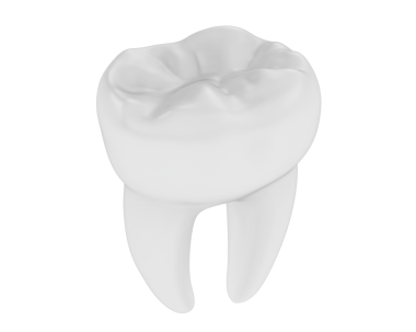 Yansımalı 3 boyutlu diş.