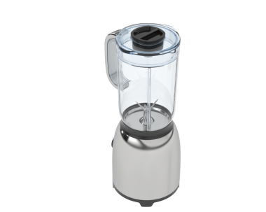 Beyaz arka planda su şişesi. 3d oluşturma