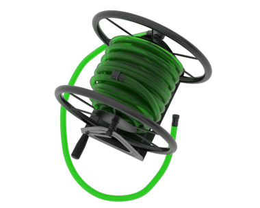 Siyah üzerine yeşil kablo