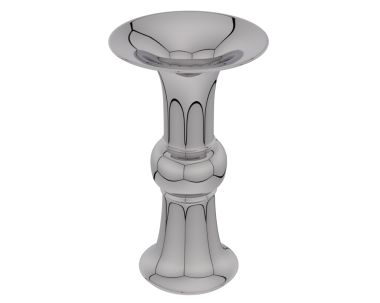 Beyaz arka planda izole edilmiş bir karikatür insan kemiği.