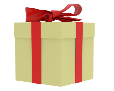 Hediye kutusu. 3 Boyutlu Hazırlama.