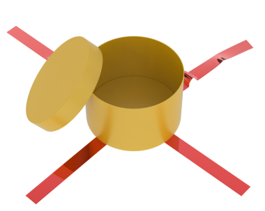 Kırmızı ve siyah kahve fincanının vektör çizimi