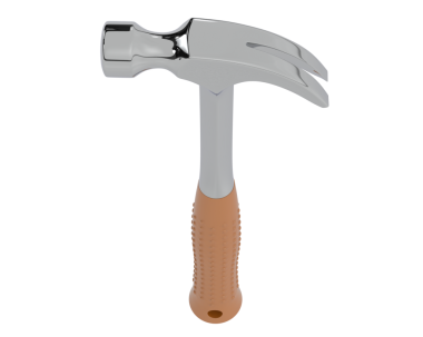 Beyaz arka planda izole edilmiş, karikatür tarzında metal balta simgesi. bıçkıhane ve kereste sembolü vektör çizimi