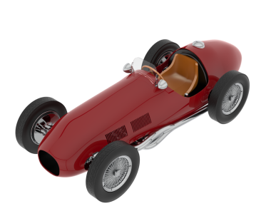 Klasik yarış arabası.