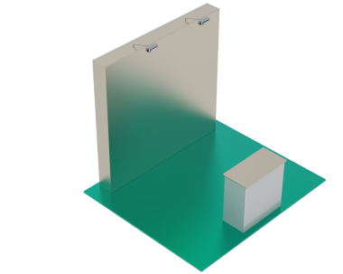 3 boyutlu, modern, izole, dijital arkaplan