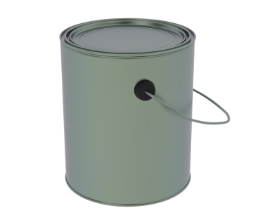 Kapaklı teneke kutu. 3 Boyutlu Hazırlama