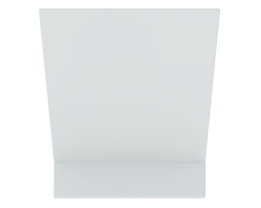 Boş kağıt pankart şablonu, vektör illüstrasyonu beyaz üzerine izole edilmiş