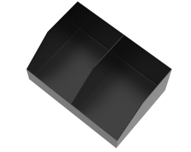 3D siyah boş fotoğraf makinesi çizimi