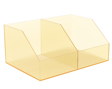 3 boyutlu altın küp.