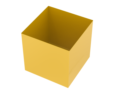 Beyaz bir arka plan üzerinde izole boş karton kutu.