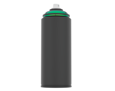 Siyah şapkalı plastik şişe. vektör illüstrasyonu.