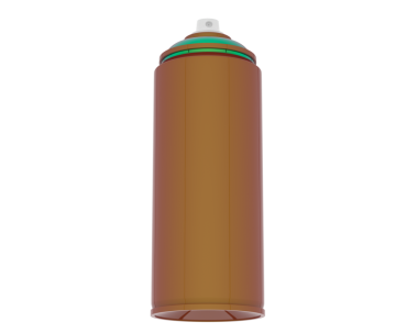 Kahverengi termos beyaz arka planda izole edilmiş. vektör illüstrasyonu