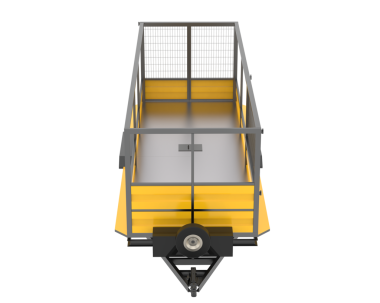 Karanlık arka planda izole edilmiş modern bir kargo gemisinin 3 boyutlu çizimi