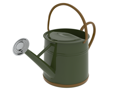 3 boyutlu karikatür çizimi, büyük bir yakıt bidonunun saplı hali..