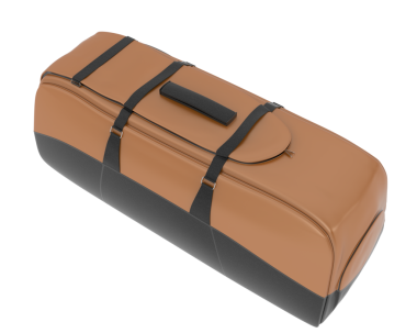 beyaz zemin üzerinde kahverengi çanta