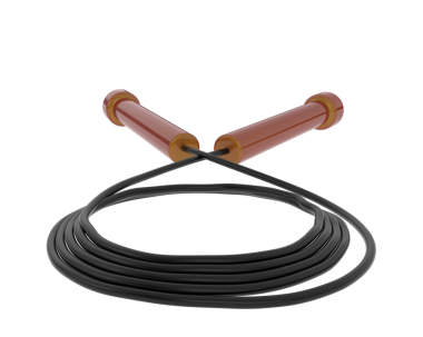 Beyaz arkaplanda kablo olan bir ip