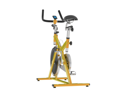 Beyaz arka planda izole edilmiş spor makinesi. 3d illüstrasyon