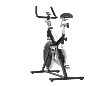 Beyaz arka planda fitness bisikleti. 3d oluşturma