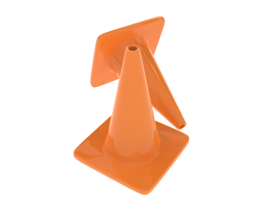 turuncu kağıt uçak beyazda izole edildi