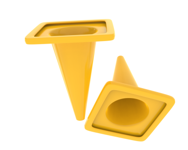 Beyaz arkaplanda 3 boyutlu boş tuvalet kağıdı oluşturma