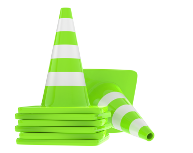 Bir koninin 3 boyutlu illüstrasyonu.