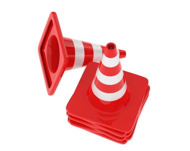 3D trafik konisi oluşturuluyor