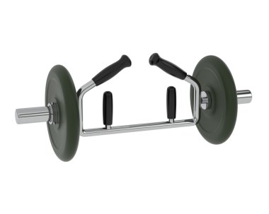 dambıl beyaz arkaplanda izole edildi.