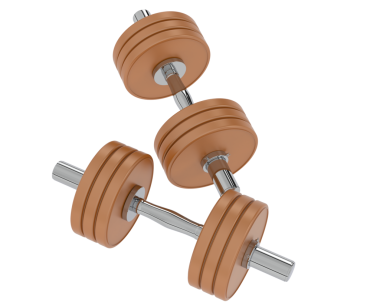 3 boyutlu halterler.