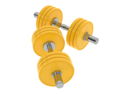 dambıllar beyaz arkaplanda izole edildi