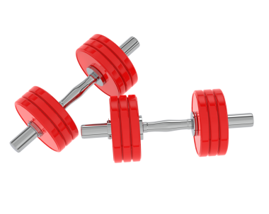 dambıllar beyaz arkaplanda izole edildi