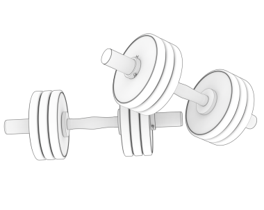 dambıllar siyah beyaz izole edilmiş.