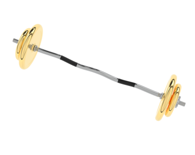 Beyaz arka planda izole edilmiş üç boyutlu metal vida.