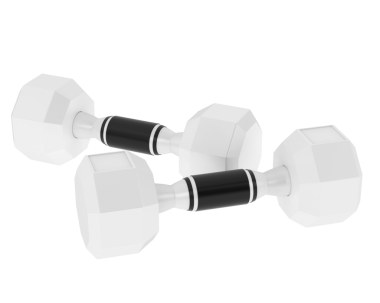 gerçekçi 3D dambıl oluşturma