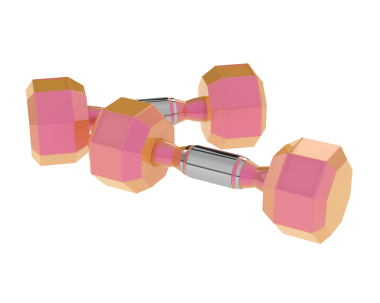 dambıl simgesi. Beyaz arkaplanda izole edilmiş web tasarımı için izometrik spor vektörü çizimi