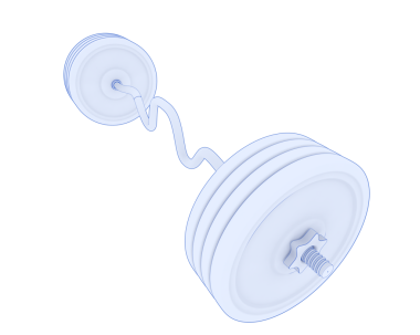 Işık lambası siyah arkaplanda izole edildi.