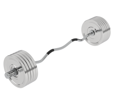 dambıl beyaz arkaplanda izole edildi, 3 boyutlu oluşturma.