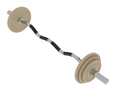 halterler beyaz arkaplanda