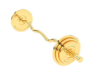 Beyaz zemin üzerinde izole edilmiş bir spiral 3 boyutlu görüntüleme