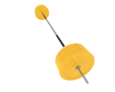 Beyaz arkaplanda izole edilmiş 3D altın tornavida görüntüleme